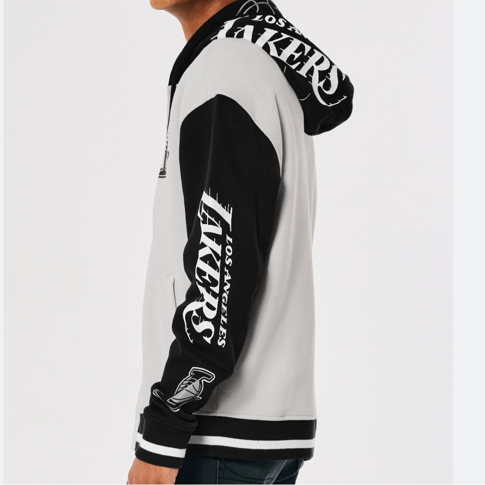 Lakers Graphic Button up Hoodie - Picture 2 of 3